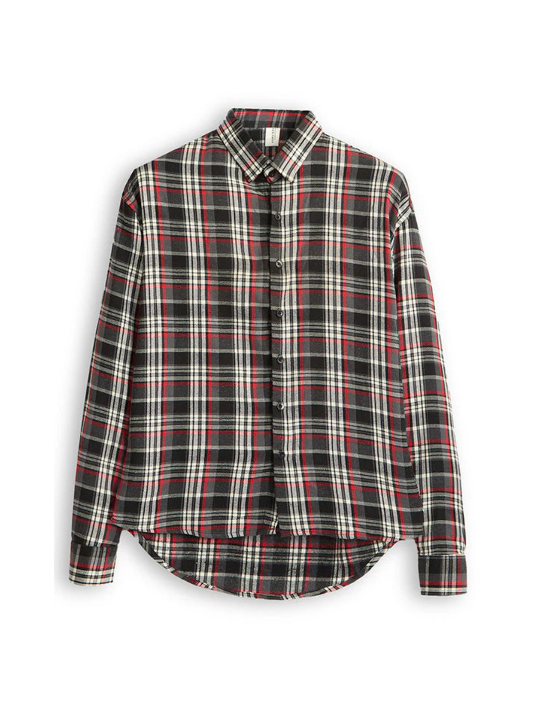 Hemsters Grey & Red Full Sleeves Checked Shirt