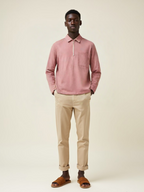 Hemsters Rust Zip Sweatshirt For Mens