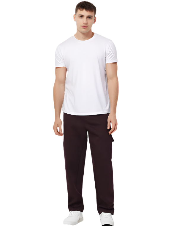 Hemsters Maroon Track Pant For Men