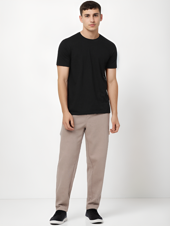 Hemsters Pinkish Grey Track Pant For Men
