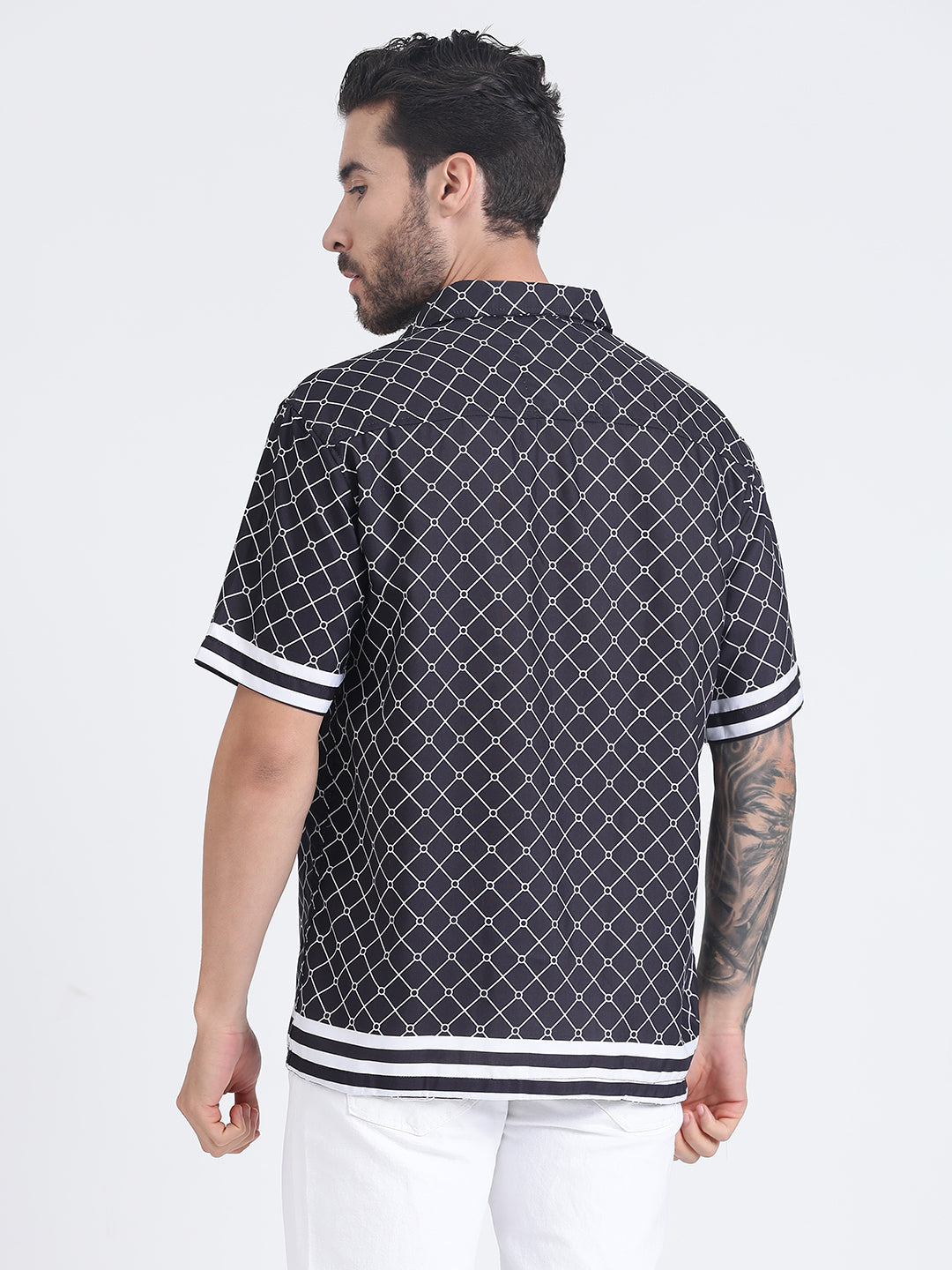 Hemsters Black Printed Shirt