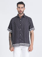 Hemsters Black Printed Shirt
