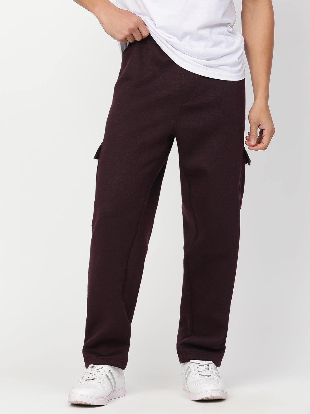 Hemsters Maroon Track Pant For Men