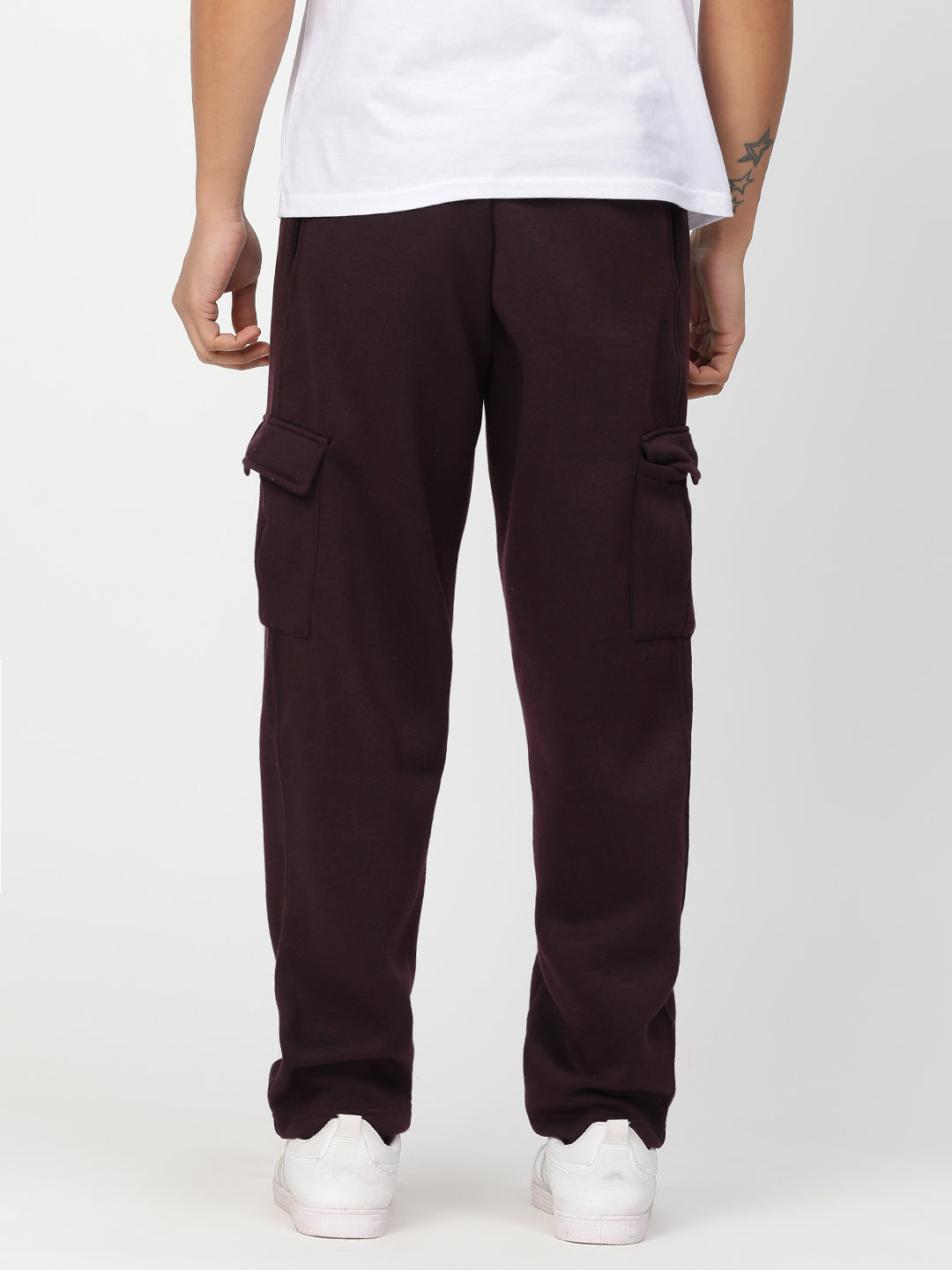 Hemsters Maroon Track Pant For Men