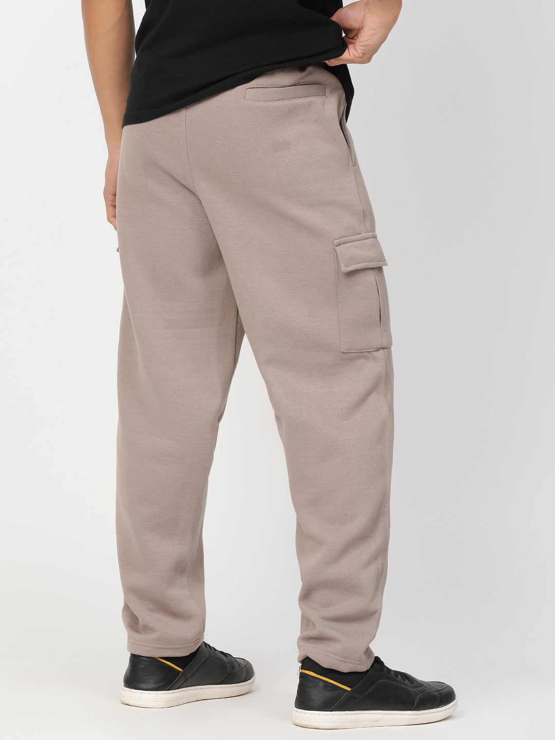 Hemsters Pinkish Grey Track Pant For Men