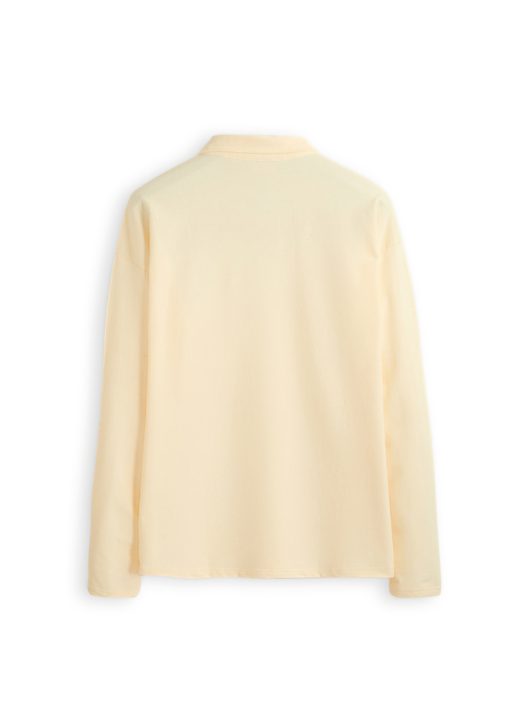 Hemsters Cream Zip Sweatshirt For Mens
