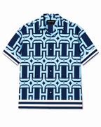 Sage Blue Printed Shirt
