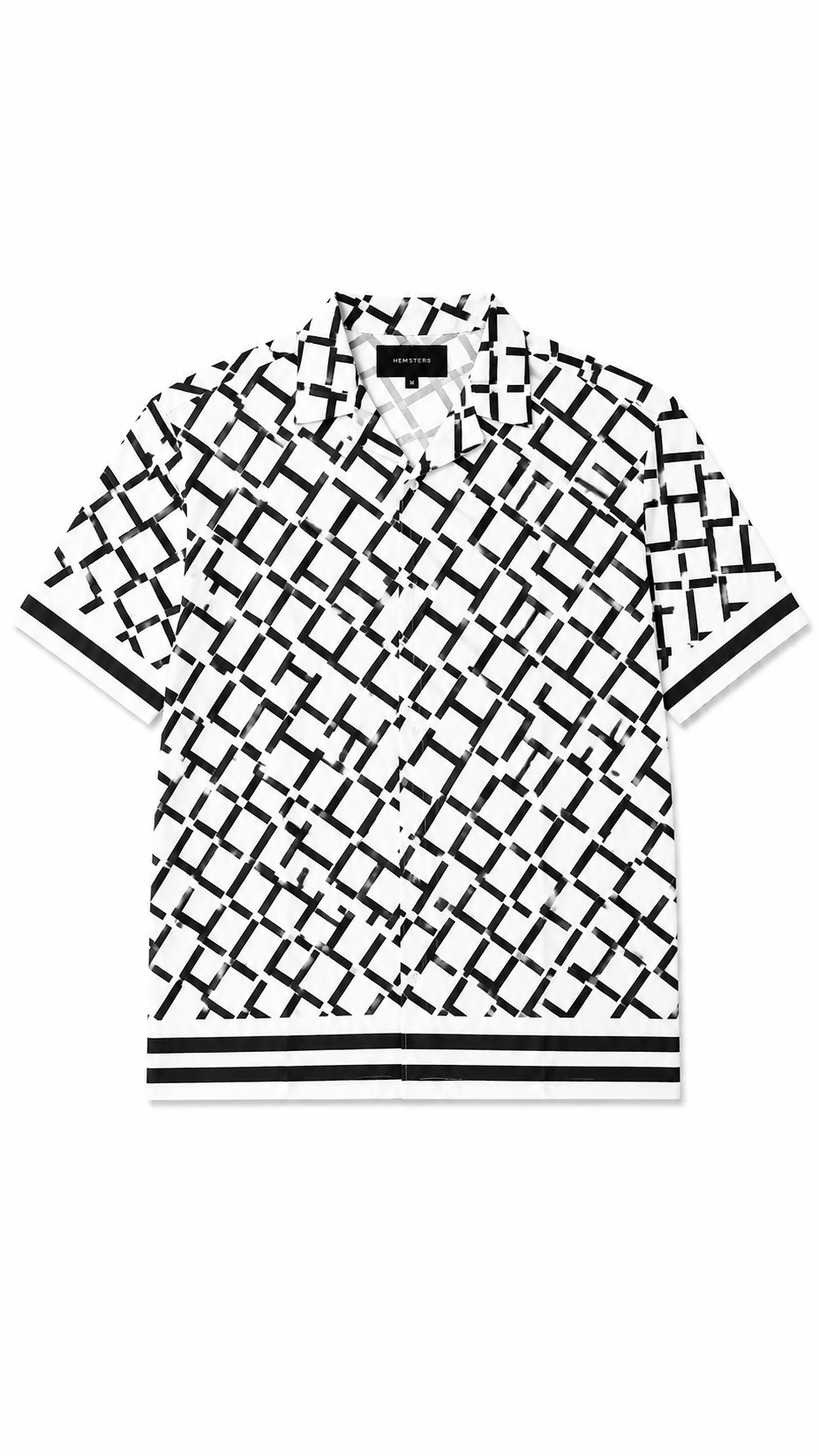 Black & White Printed Shirt