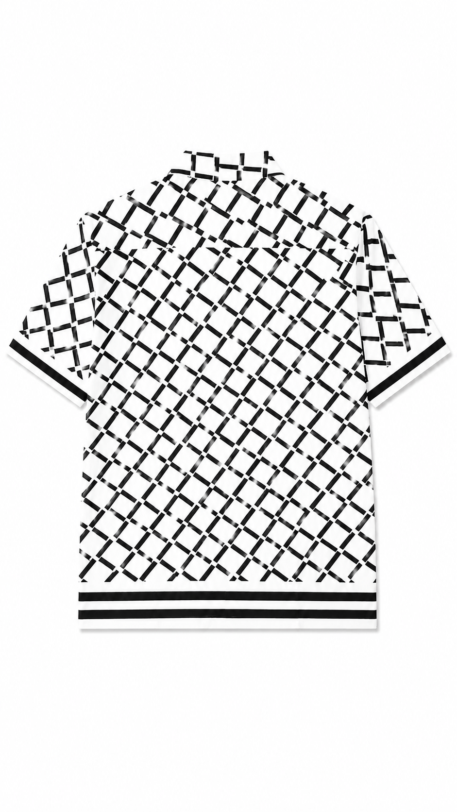 Black & White Printed Shirt