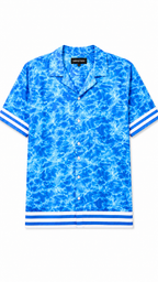Tie Dye Blue Printed Shirt