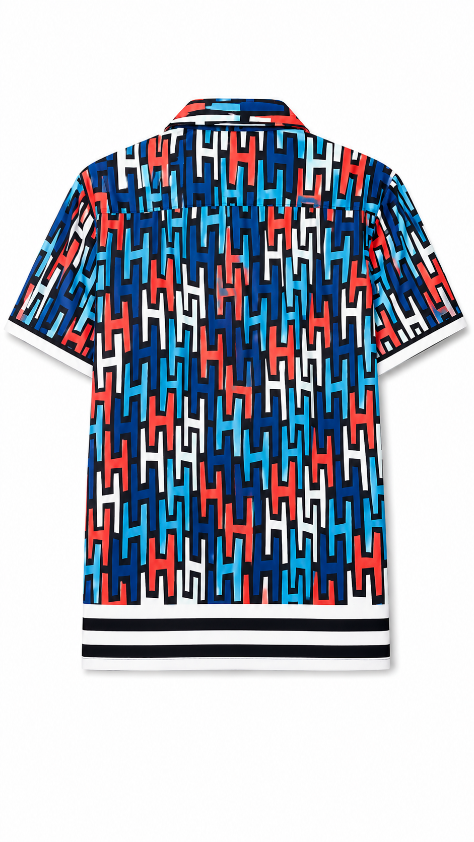 Print Blue color Half Sleeve Relaxed Shirt