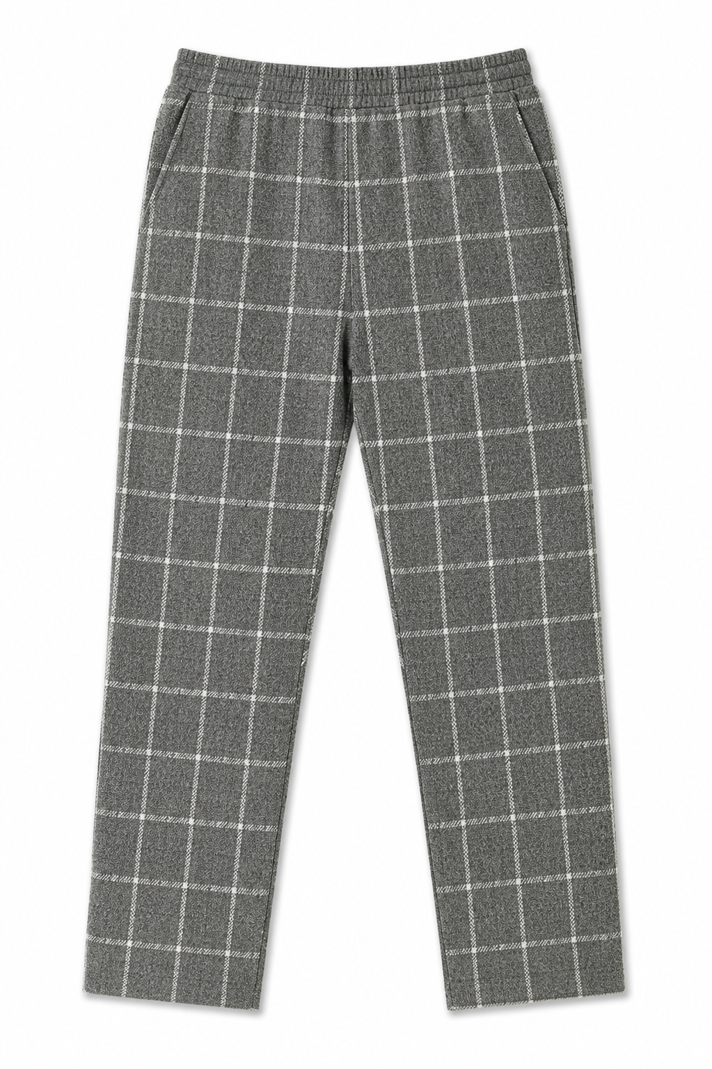 Grey & White Checks Lounge Pant