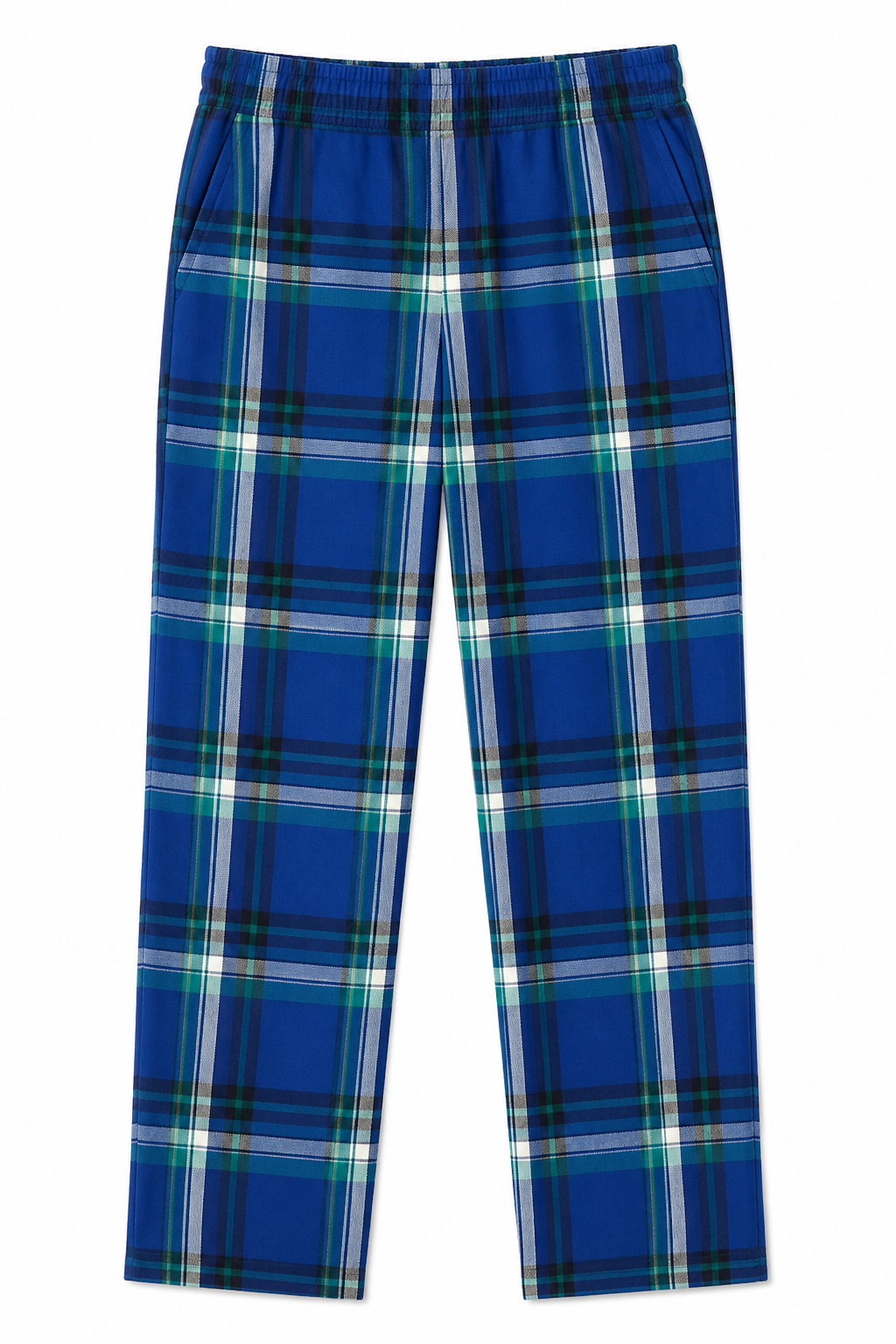 Blue & Green Checks Lounge Pants