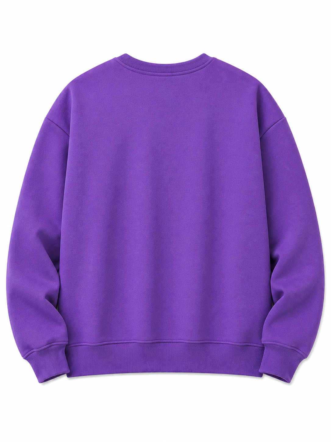 Purple Knitted Full Sleevs Sweatshirt