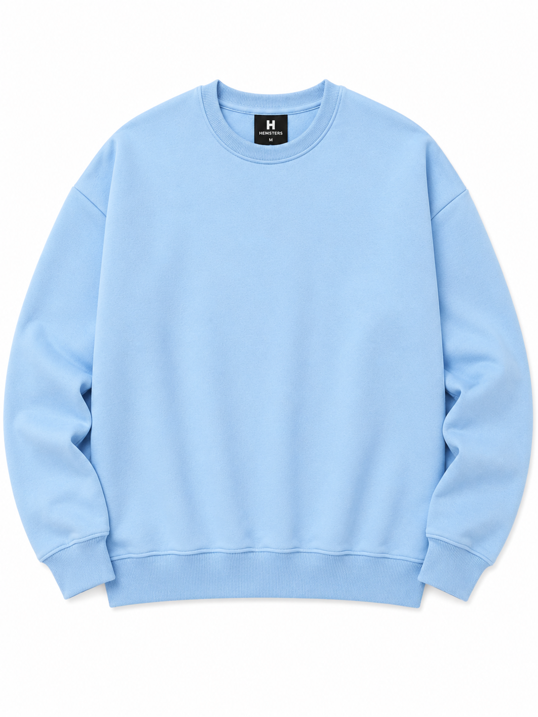 Blue Knitted Full Sleeve Sweatshirt