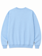 Blue Knitted Full Sleeve Sweatshirt