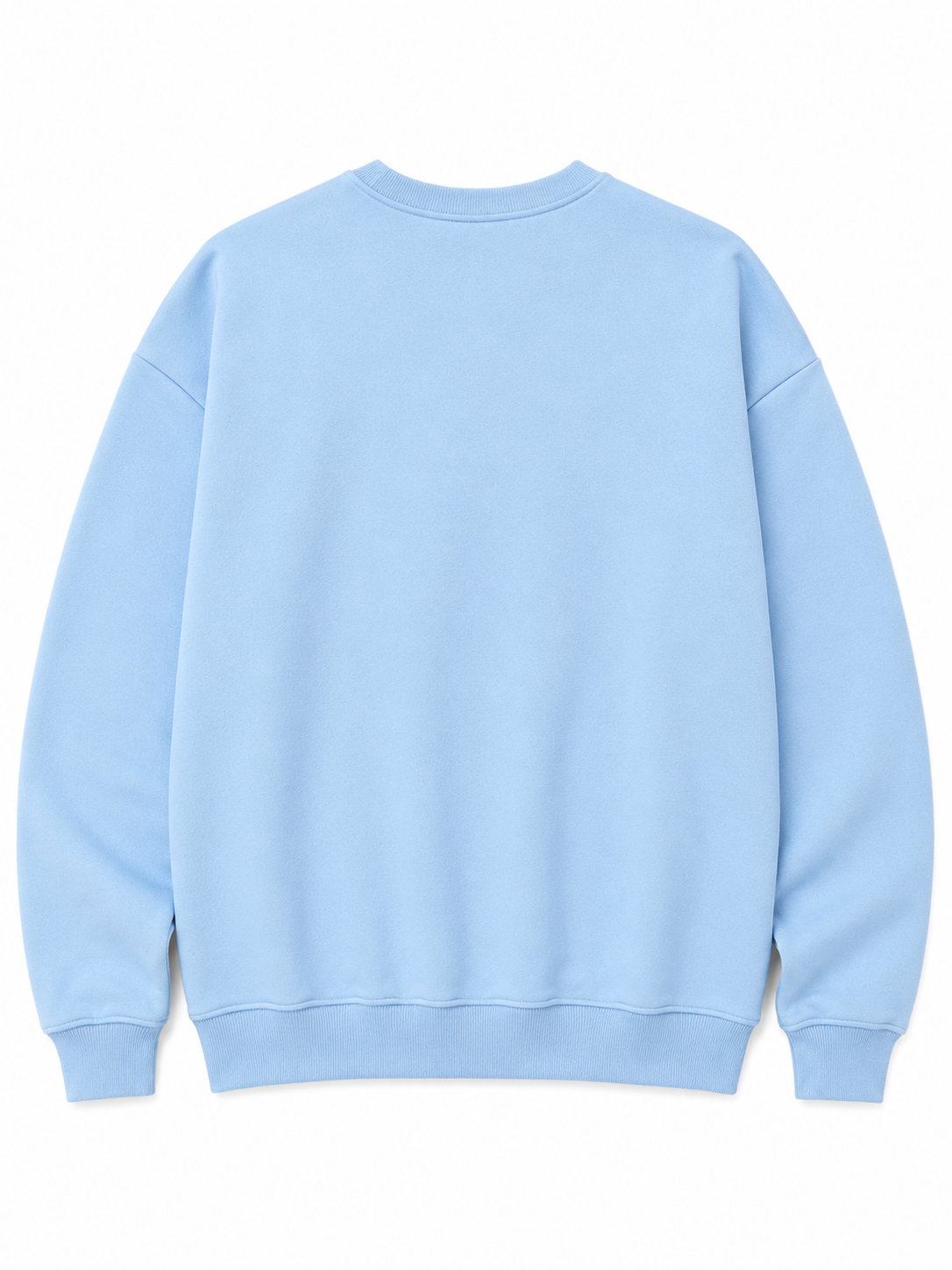Blue Knitted Full Sleeve Sweatshirt