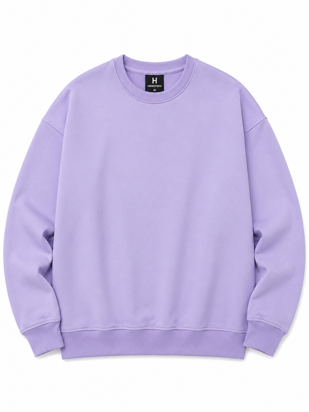 Lavender Knitted Full Sleevs Sweatshirt