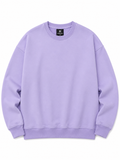 Lavender Knitted Full Sleevs Sweatshirt