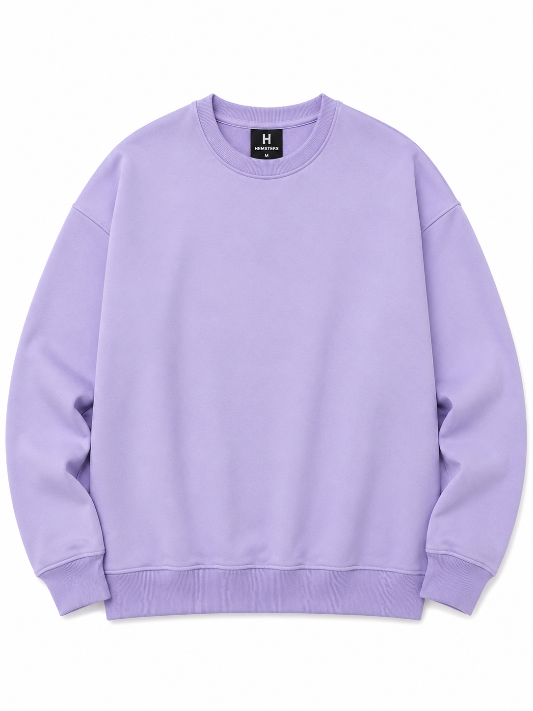 Lavender Knitted Full Sleevs Sweatshirt