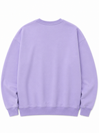 Lavender Knitted Full Sleevs Sweatshirt
