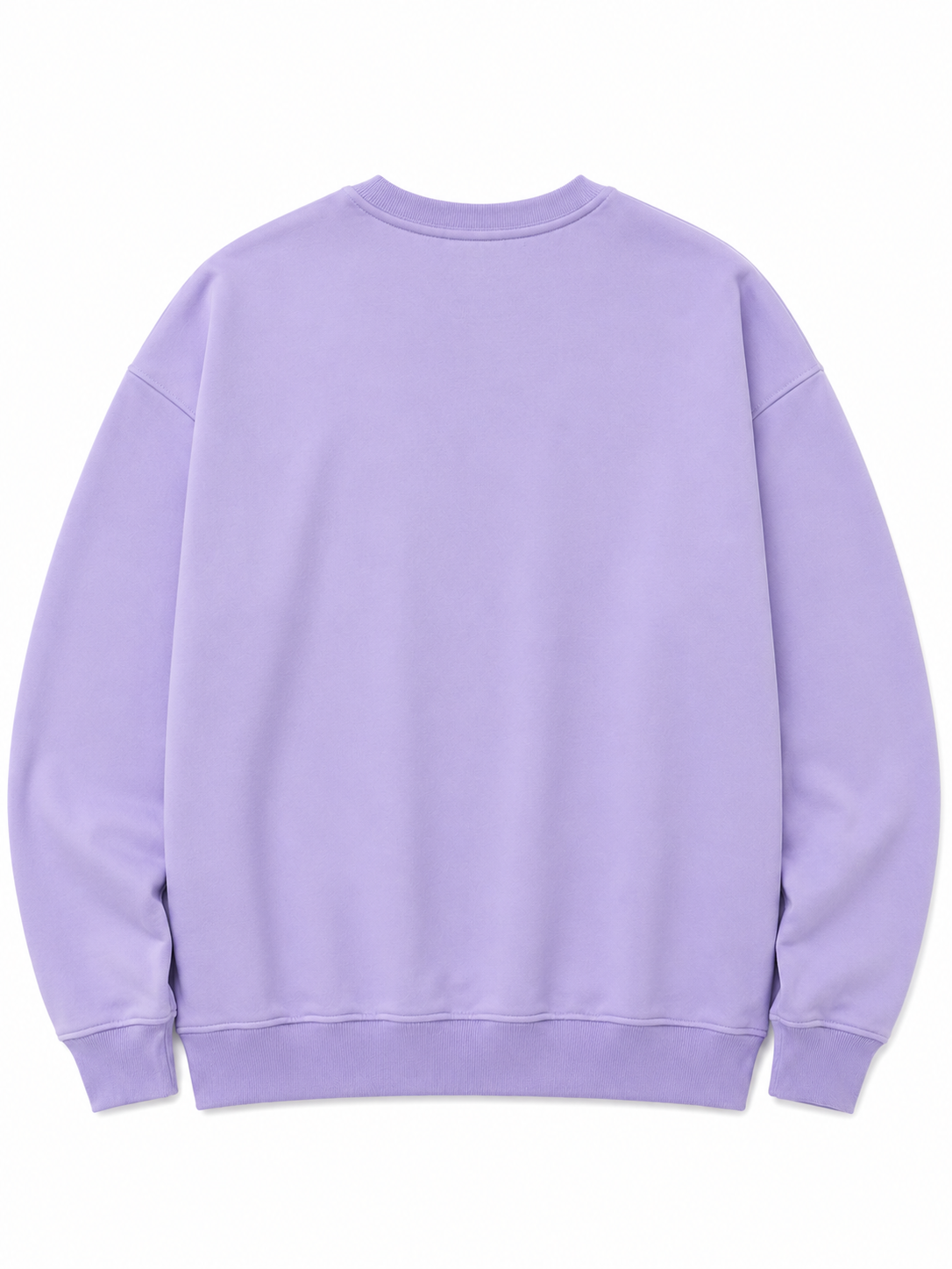 Lavender Knitted Full Sleevs Sweatshirt