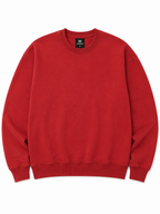 Red Knitted Full Sleevs Sweatshirt