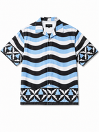 Blue Stripe Printed Shirt