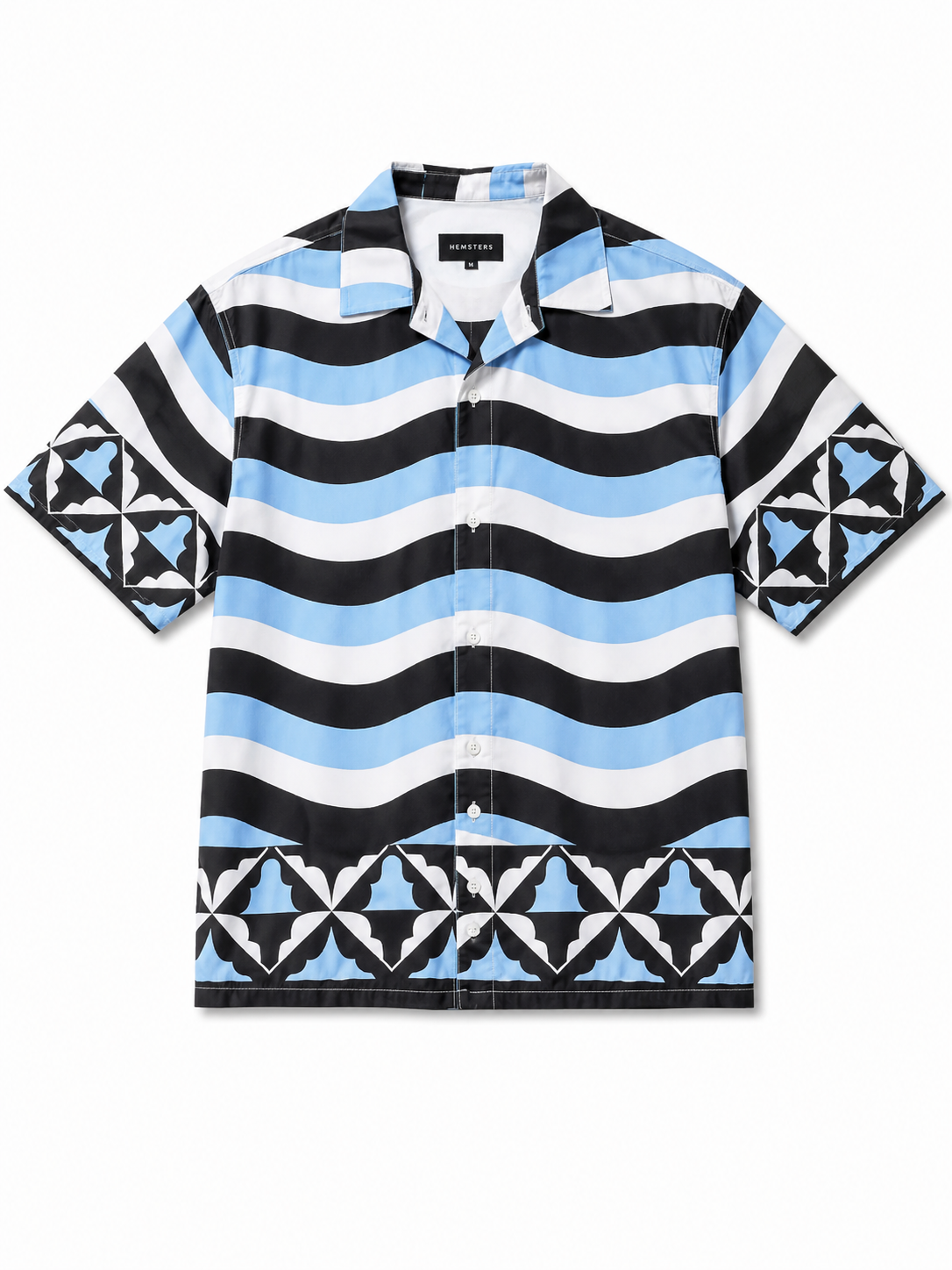 Blue Stripe Printed Shirt