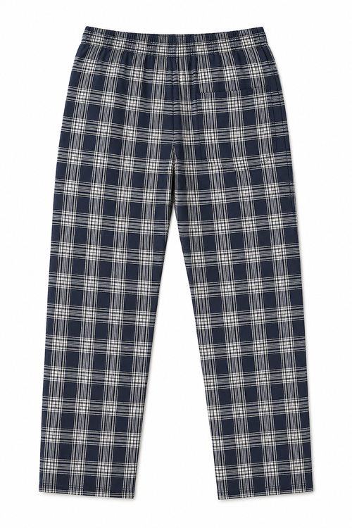 Blue & White Checks Lounge Pants