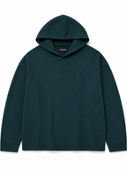 Hemsters dark green Full Sleeve Relaxed Fit Hoodie For Men