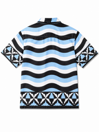 Blue Stripe Printed Shirt