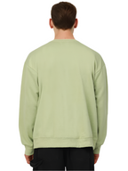 Olive Green Knitted Full Sleevs Sweatshirt