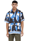 Hemsters Blue Digital Print Shirt