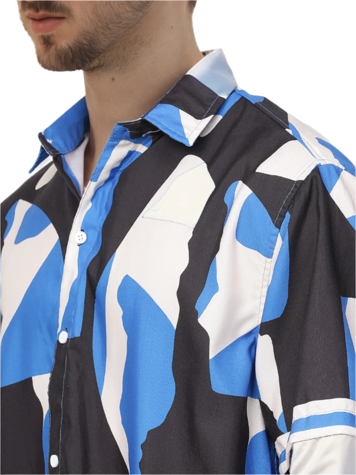 Hemsters Blue Digital Print Shirt