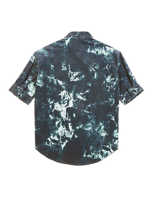 Hemsters Tie Die Corduroy Half Sleeve Shirt