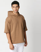 Hemsters Half Sleeve Relaxed Fit Hoodie