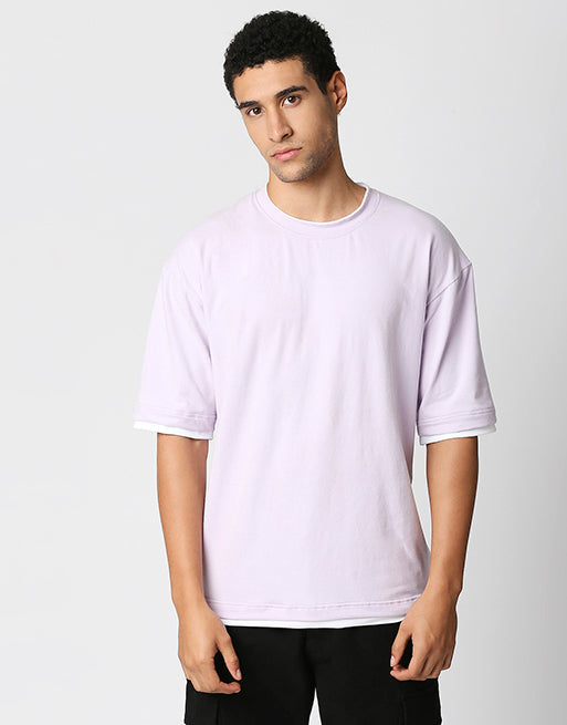 Hemsters Lilac Relaxed Fit Tshirt