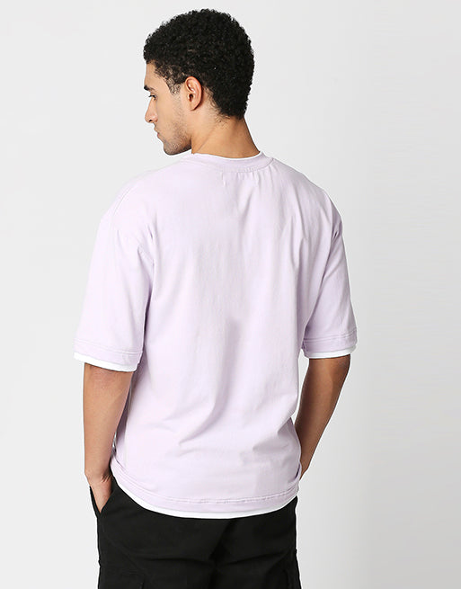 Hemsters Lilac Relaxed Fit Tshirt