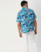 Blue Half Sleeve Shirt
