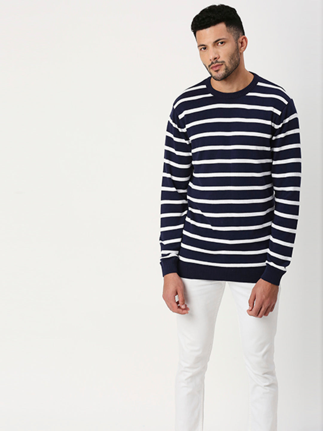 Hemsters Stripe Full Sleeve Sweatshirt