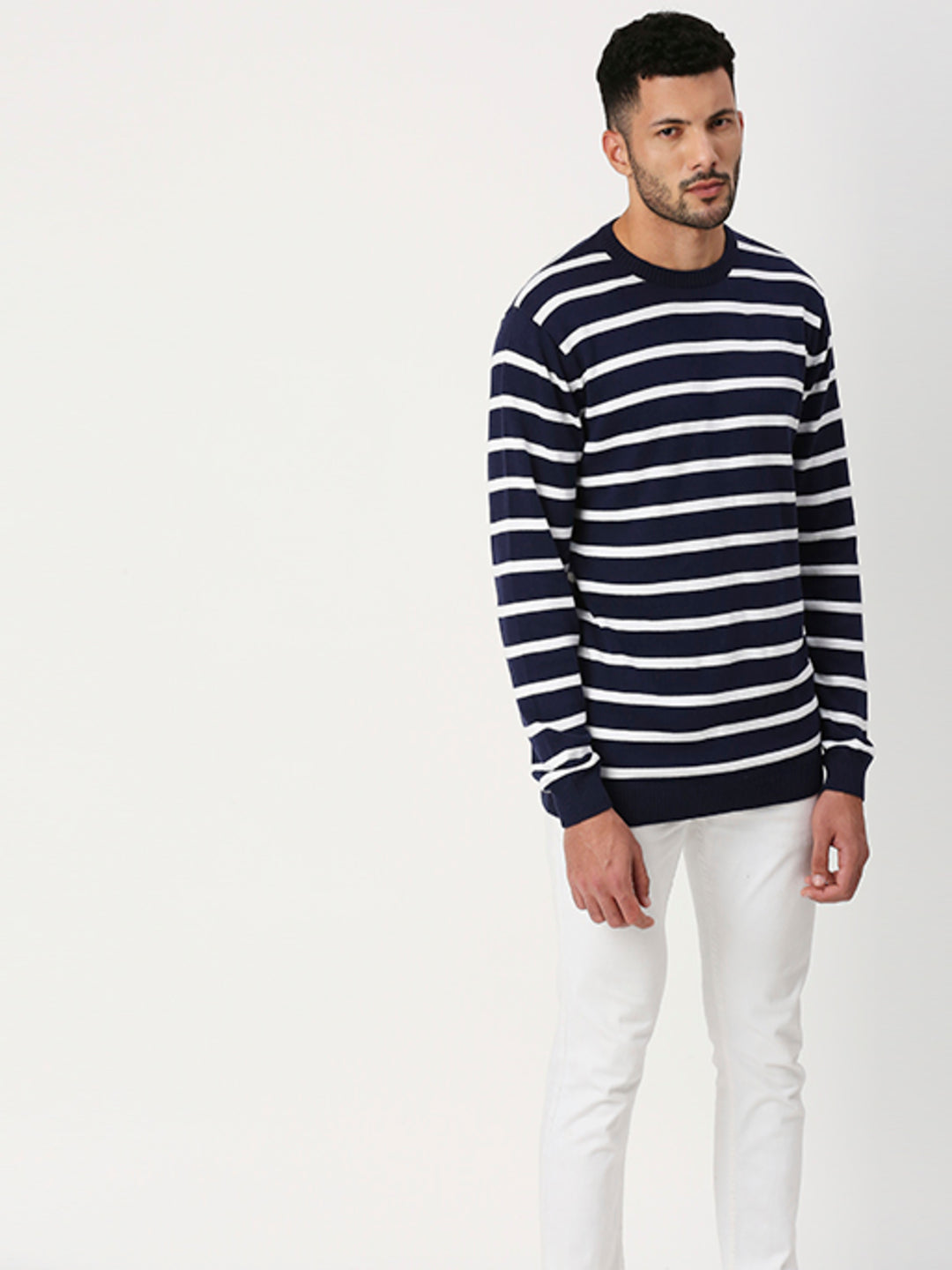 Hemsters Stripe Full Sleeve Sweatshirt