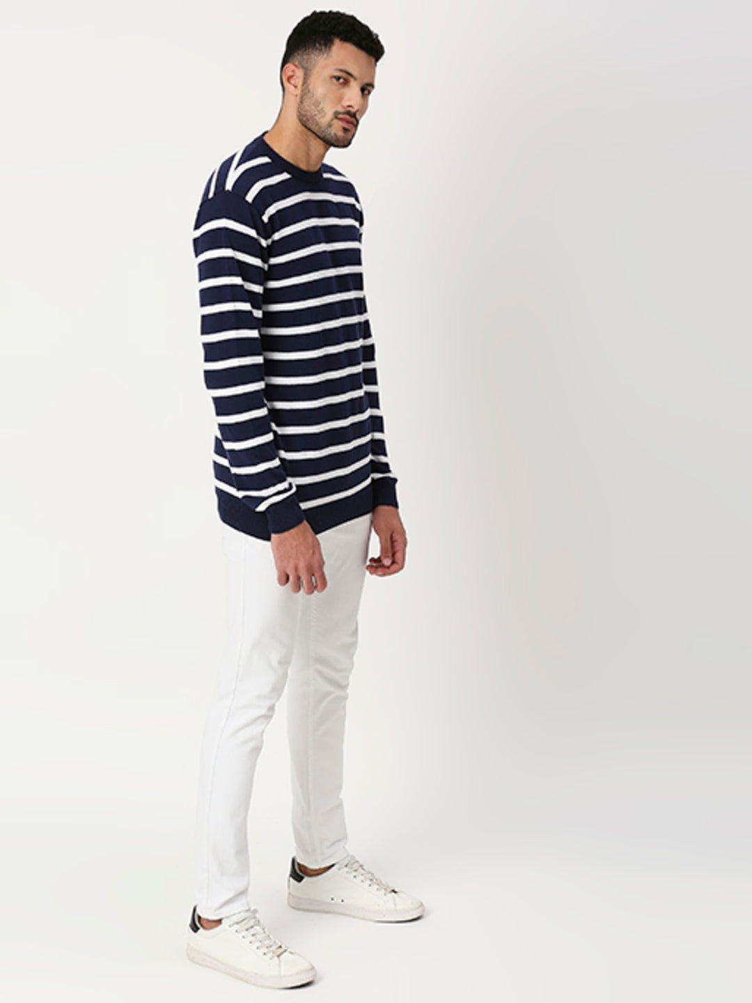 Hemsters Stripe Full Sleeve Sweatshirt