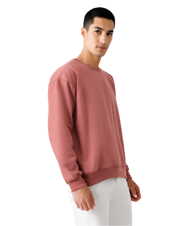 Hemsters  Maroon Knitted Full Sleevs Sweatshirt
