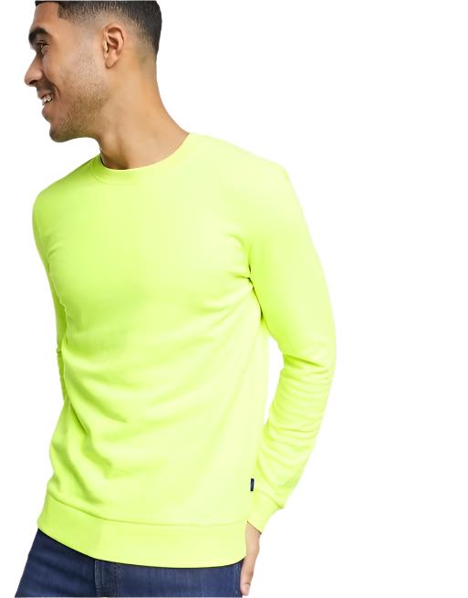 Full Sleeves Neon green Sweatshirt