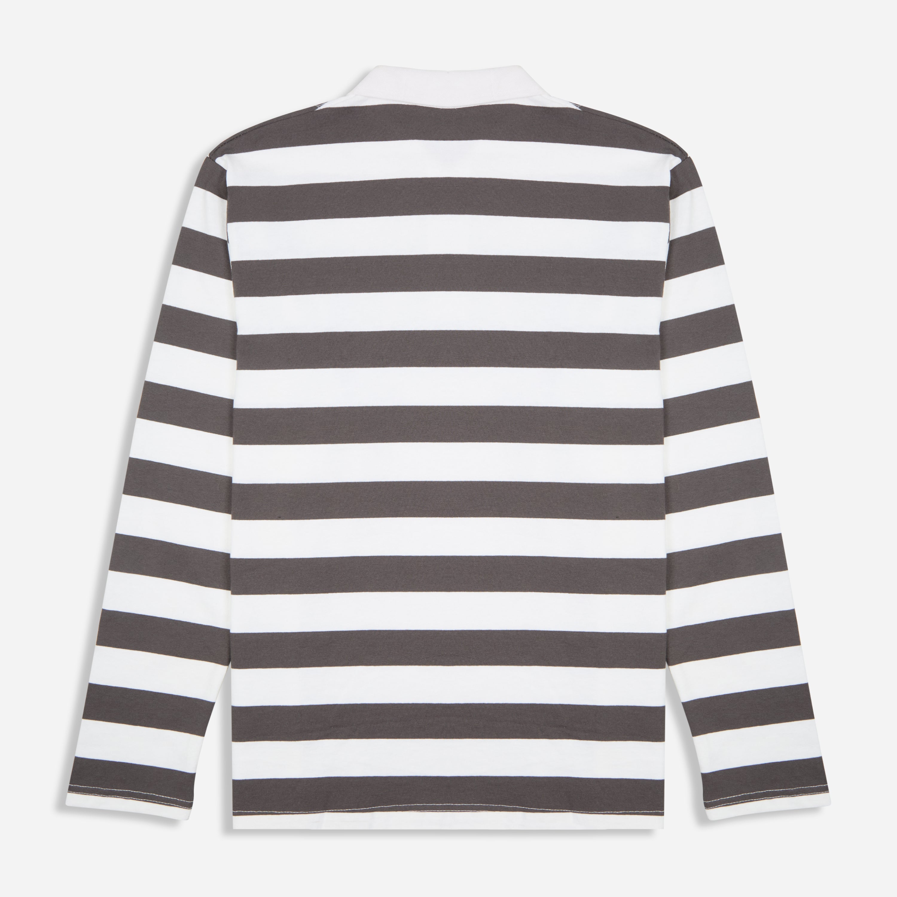 Off White & Grey Collar Tshirt