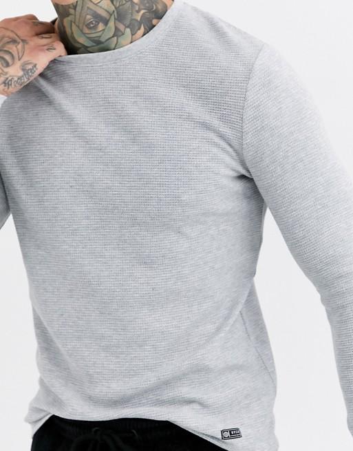 Grey Sweatshirt Fullsleeve For Mens