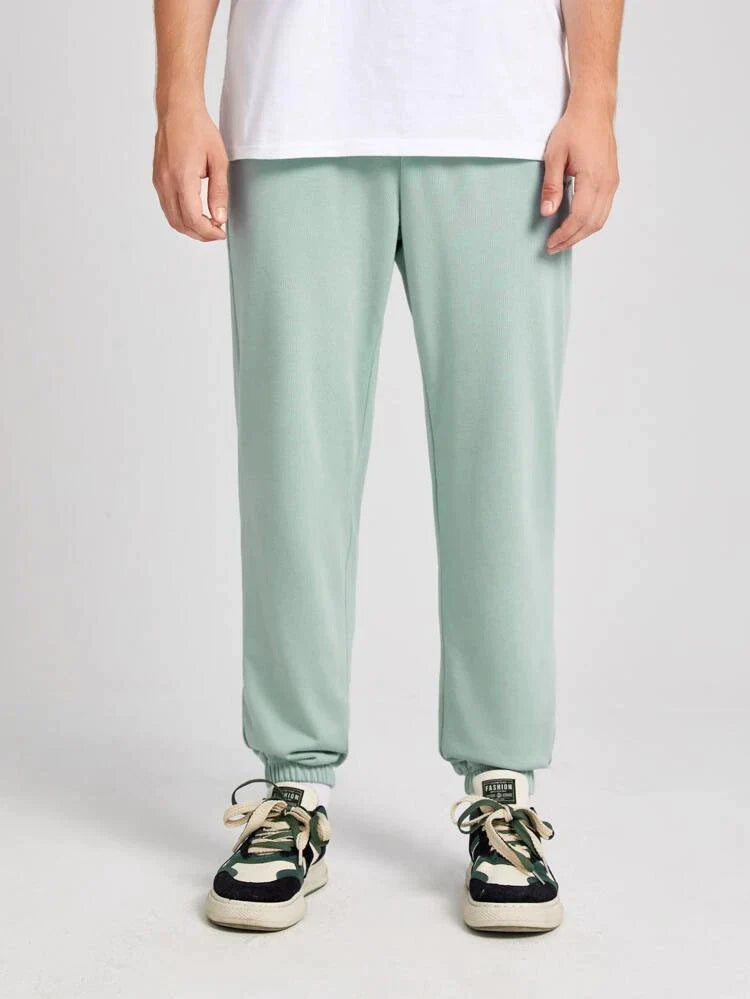Hemsters Olive Green Sweatpants For Men