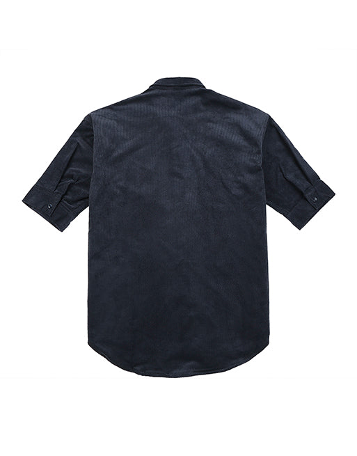 Hemsters Dark Grey Half Sleeve Relaxed Shirt
